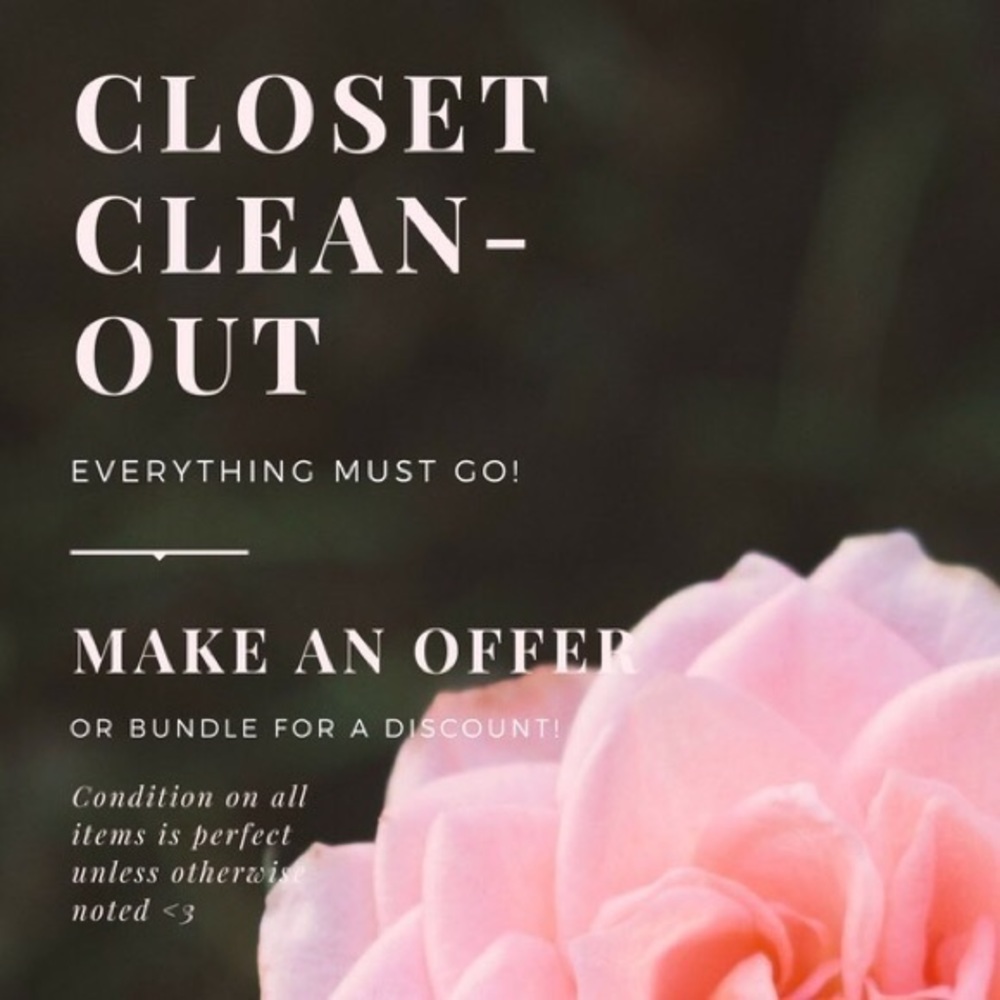 Closet Clear Out!
